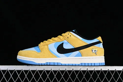All categories Nk SB Dunk Series Nk SB Dunk Low High-end customized low-top sneakers The Powerpuff Girls x Nk Dunk SB Low Powerpuff Girls joint blue and yellow SB low-top casual sneakers GP5532-061